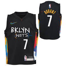 Kevin durant already reunited with one former oklahoma city thunder teammate in james harden, and he nearly did so with another one as well. Kevin Durant Brooklyn Nets City Edition Toddler Nba Jersey