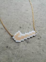 Nike Swoosh Pixel Art Necklace Gold Plated In 2020 Art Necklaces Necklace Gold