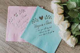 Lassen sie ihre individuellen servietten noch heute bedrucken. Bedruckte Servietten Hochzeit Logo 66 Decorpress Personalisiere