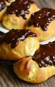 Homemade Boston Cream Eclair Will Cook For Smiles Homemade Desserts Desserts Dessert Recipes