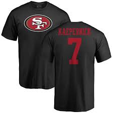 Men S Nfl Pro Line Black San Francisco 49ers Personalized Name Number Logo T Shirt In 2020 Logo Number San Francisco 49ers 49ers