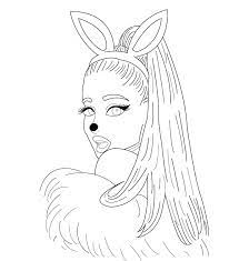 150k.) this realistic ariana grande coloring pages for individual and noncommercial use only, the copyright belongs to their respective creatures or owners. Ariana Grande Coloring Pages Best Collection Free Printable