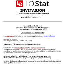 Get secure access to your information at l&i and take advantage of our secure online services. Lo Stat Omstil Stat Norsk Arbeidsmandsforbund