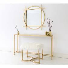 Small Gold Table Mirrored Console Table Console Table Small Gold Table