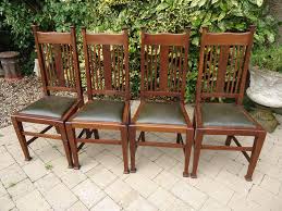 Set Of 4 Arts Crafts Dining Chairs Liberty Antiques Atlas Arts And Crafts Furniture Arts And Crafts Interiors Fun Arts And Crafts