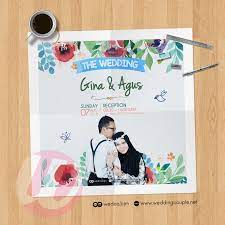 Undangan Pernikahan Digital Gina Agus Undangan Pernikahan Contoh Undangan Pernikahan Desain Undangan Perkawinan