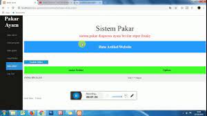 Sourcecode Sistem Pakar Dengan Menggunakan Metode Forward Chaining Berbasis Website - YouTube