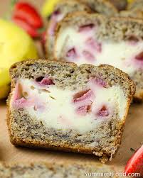 Strawberry Cream Cheese Filled Banana Bread Recipe From Yummiest Food Cookbook