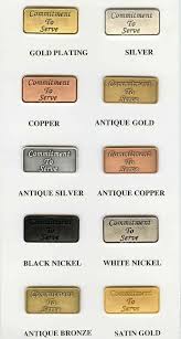 Here Is Another Plating Finishing Chart Reference Www
