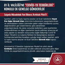 1 haziran i̇çişleri bakanlığı genelgesi birkaç dakika önce yayınlandı. Icisleri Bakanligi Tarafindan 81 Il Valiligine Koronavirus Tedbirleri Kapsaminda Ek Genelge Gonderildi Amasya Ticaret Ve Sanayi Odasi