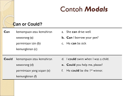 Bagi kamu yang pernah belajar bahasa inggris, pastinya ingat dong dengan materi modal? Modals Ppt Download