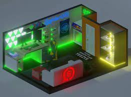 3d Setup Rooms On Instagram Awesome 3d Room Rate This Room 0 10 Tag Your Friend And Share I 3d Room Gaming Room Setup Small Game Rooms