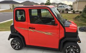 Selling Atomic Electric Golfcart In The Villages Fl Like New With Only 300 Miles Air Conditioned And Hea Used Golf Carts Truck Campers For Sale Golf Carts