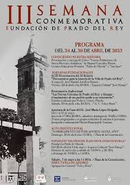 III SEMANA CONMEMORATIVA FUNDACIÓN DE PRADO DEL REY