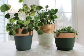 They literally look brand new with just a coat of spray paint. Beautiful Diy Painted Planters Resin Crafts