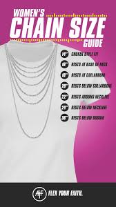 How to measure neck chain size. Necklace Size Chart For Men Women Complete Guide All In Faith