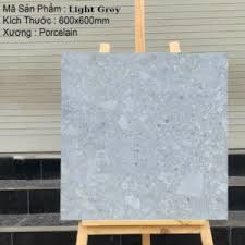 Gạch Terrazzo 60x60cm Light Grey-ĐS