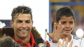 Ronaldo's oldest son, cristiano ronaldo jr, seven, lives with the real madrid striker and grandmother, dolores (ronaldo's mother), in madrid. Cristiano Ronaldo S 10yr Old Son Under Police Investigation After Illegally Riding Jet Ski Alone While Holidaying With Gran Rt Sport News