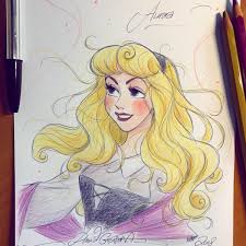 Coloriage princesse disney à imprimer dessin de princesse disney à colorier imprimez toutes les princesses de disney comme la reine des neiges, raiponce, sofia, barbie, belle, ariel, vaiana. David Gilson Su Twitter On Reprend Les Dessins De Princesses Disney Au Stylo Bille Et Crayons De Couleurs Avec Aurore En Vous Souhaitant Un Bon Noel Davidgilson Aurore Aurora Labelleauboisdormant Sleepingbeauty Disney