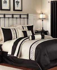 Black And Cream Comforter Pin On Bedroom Chic