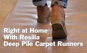 Protect your floors from allergens from shoes and pet. Amazon Com Resilia Clear Vinyl Plastic Floor Runner Protector For Deep Pile Carpet Skid Resistant Decorative Pattern 27 Inches Wide X 6 Feet Long Furniture Decor