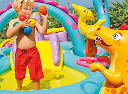 Aire De Jeu Et Structure Gonflable Piscine Intex Pour Enfant