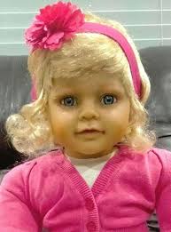 Vintage. Girl Doll With Cloth Body