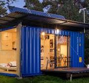 Off-Grid Container House Has Its Own Wind Turbine and Solar ...