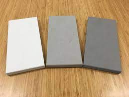 This is a manufactured stone that comes in a nearly endless array of colors and patterns, which gives you a lot of design versatility. Caesarstones New Concrete Colour Range Of Quartz Surfaces Carry On The Durability And Ease Of Maintena Kitchen Benchtops Kitchen Countertops Grey Countertops