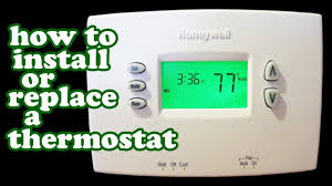 Make sure you have holes in the wall that line up with the holes in the new wall plate. Honeywell Thermostat Wiring Wire Programmable Thermostats Heater Air Conditioner Hvac Furnace Youtube Thermostat Wiring Thermostat Hvac Furnace