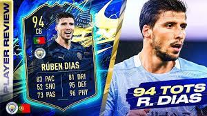 Profilo di rúben dias (23) manchester city scheda, valore di mercato, statistiche, mercato, carriera e tanto altro. Woah 94 Team Of The Season Ruben Dias Review Fifa 21 Ultimate Team Youtube