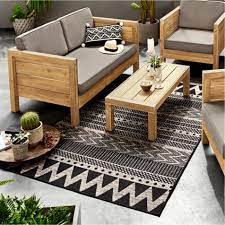 Designers see designers about gandia blasco group gan handmade social mission. Outdoor Teppich Enzo Rechteckig Ethno Look Polypropylen