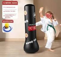 Inflatable Punching Bag Column - Freestanding Boxing Target For Kids &  Adults, Safe PVC Material Freestanding Boxing Bag For Adults And Kids