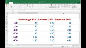 Excel percentage formulas can calculate the answer for you! Shortcut Way To Calculate Percentage Increase Decrease In Ms Excel Excel Percentage Increase