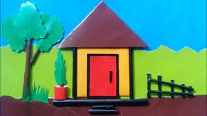 Aplikasi ini tidak hanya membatasi anda untuk menggambar. Karya Seni Aplikasi Kelas 4 Membuat Gambar Rumah Dari Kertas Origami Youtube