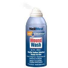 Neilmed Pharmaceuticals Neilmed Neilcleanse Wound Wash 6 Oz Walmart Com Saline Spray Saline Solutions