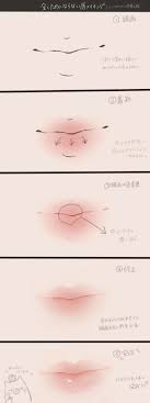 唇メイキング ただの作業工程 digital painting tutorials lips drawing digital art tutorial