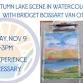 Autumn Lake Watercolor Painting with Bridget... event in Corning, NY