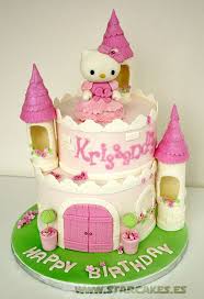 Hello Kitty Castle Cake So Sweet Torte Decorazioni In Pasta Di Zucchero Pasta Di Zucchero