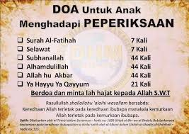 Semoga perkongsian doa ketika menghadapi peperiksaan, doa penerang hati, doa mudah belajar, mudah hafal dan sebagainya dapat membantu anda untuk berjaya dalam examination anda itu nanti. Facebook