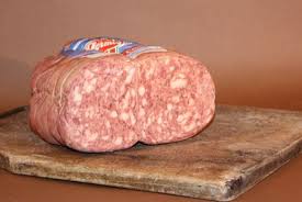 It is a long sort of sausage. Mortadella Di Fegato Cotta In Bindone Salumi Bermis Ilmangiaweb