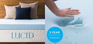 Lucid 3 Inch Gel Memory Foam Mattress Topper Review Foam Mattress Topper Memory Foam Mattress Memory Foam Mattress Topper