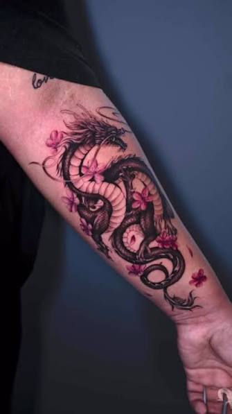 Dragon Sleeve Tattoos For Women