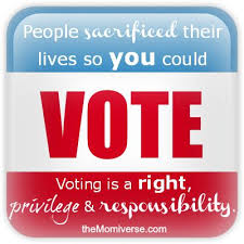 Vote Exercise Your Right Privilege And Responsibility Vote Quotes Vote No Response