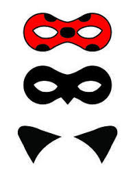 Free Printable Masks And Cat Ears For Ladybug And Cat Noir Miraculous Ladybug Party Ladybug Birthday Party Ladybug Birthday