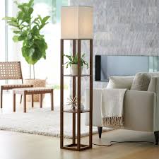 Shelf Floor Lamp Brown Threshold Floor Lamp With Shelves Floor Lamps Living Room Lamps Living Room
