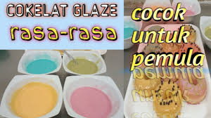 Terlepas dari gorengan, kue empuk seperti donat dan bolu juga cocok disajikan untuk hidangan arisan sederhana di rumah. Resep Glaze Aneka Rasa Dan Warna Cocok Untuk Pemula Maz Zhakir Youtube Ide Makanan Makanan Ringan Manis Seni Makanan