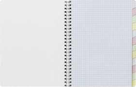 And, stationery accessories for your notebook or journal. Clairefontaine Wirebound Multiple Subject Graph Paper Notebook 60 Sheets With 12 Tabs 6 3 4 In X 8 5 8 In Assorted Colors Amazon Ca Home