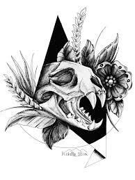 Maybe you would like to learn more about one of these? Simple Cat Skull Drawing Novocom Top