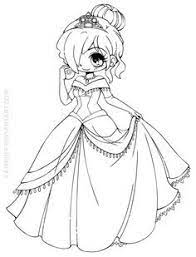 Disney Princess Coloring Pages Anime Chibi Girl Coloriage Kawaii Coloriage Coloriage Manga